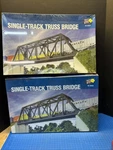 Lot Of 2 Walthers Cornerstone Ho Scale Kit Single-track Railroad Truss Bridge. Fixed Price $50.00.
