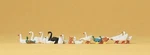 Preiser 14167 Ho Scale Ducks, Geese & Swans. Fixed Price $15.99.