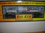 Mth 30-7324 " Bakers Chocolate Tank Car Was $59.95, Lot # 26645. Fixed Price $49.00.