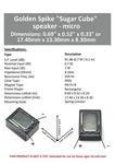 Golden Spike Hobbies Sugar Cube Speaker Micro Ohm GS1511H98. Fixed Price $15.83.