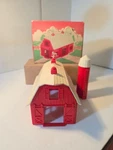 Bachmann Plasticville Barn Kit BN-1 Complete W/ Weathervane Original Box 1950S. Fixed Price $15.00.