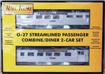 Mth Rail King Pennsylvania Combine Diner Set 0-27 Gauge 30-6073. Fixed Price $89.95.