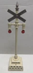 Mth Standard Gauge Tinplate 79 Flashing Highway Signal Ivory 10-1046- Ln. No Box. Fixed Price $69.00.