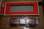 Lionel Gauge #6-25061 Warm Wishes For The Holidays 2008 Box Car New. Fixed Price $38.00.