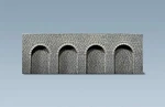 Faller 170838 Ho Scale Arcades - Natural Stone W/round Arch (gray). Fixed Price $25.99.