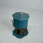 Life-like Scale Water Tower For Locomotive Train, Set Layout Scenery. Fixed Price $9.99.