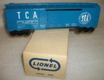 Lionel Postwar 6464-1965 Tca Pittsburgh Box Car Mint Unrun Crisp Orig. Fixed Price $290.00.