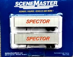 Walthers 2PK Spector Motor Service 40FT Semi-trailers-rtr-built-layout-display. Fixed Price $21.98.