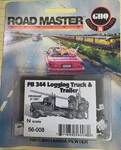 Ghq Road Master Series 56-008 Pb 344 Logging Truck & Trailer Kit. Fixed Price $16.00.