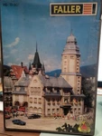 Faller, Ho Scale, Alpine Town Hall With Fire Station, Kit B-901, Unopened. Fixed Price $225.00.