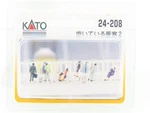 1/150 Scale Kato 24-208 Passengers Walking #2 People Figures 6-PACK. Fixed Price $21.95.