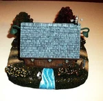 Hawthorne Village: Seaside Covered Bridge #79738 Original Styro Package! Ex!. Fixed Price $20.00.