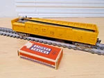Lionel Postwar 3562-50 Atsf Yellow Operating CAR+352-78 Box Barrels. Fixed Price $39.99.