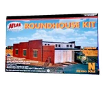 Atlas Model Railroad Gauge 3-STALL Roundhouse Kit #2843 New In Box. Fixed Price $42.99.