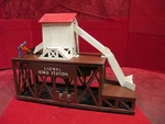 Lionel Scale Post War 352 Icing Station Depot W/ Ice Scarcer Brown Color. Fixed Price $44.95.