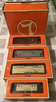 Lionel Train 6-21751 4PK Penn Rolling Stack Prr O-g (ref,hop,f/c W/trailer, Cab). Fixed Price $90.00.