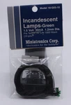Miniatronics 18-G03-10 Ho Green Incandescent Lamps (pack Of 10). Fixed Price $15.99.