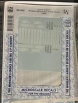 Microscale Decal #60-945 Norfolk Southern Dash 8-40C And 9-44CW Diesels. Fixed Price $11.00.