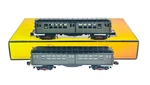 30-2757-3 Mth O-gauge Metropolitan 2-CAR Lo-v Non-powered Subway Add-on Set. Fixed Price $189.95.
