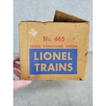 Vintage Lionel 465 Sound Dispatching Station Gauge Postwar With Original Box. Fixed Price $79.98.