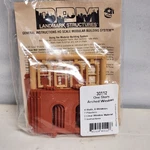 Dpm 30112 Ho Scale One Story Arched Windows Modular Train Building Kit. Fixed Price $7.95.