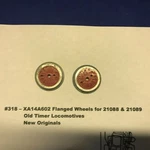 American Flyer Original Parts XA14A602 Flanged Wheels F/21088-21089 #318. Fixed Price $9.50.