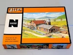 Scale Atlas Log Mill With Water Wheel Building Kit #2859. Fixed Price $19.95.