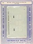 Microscale Ho Decals #MC-4196 Southern Railway Coil Steel Car 1974-1985. Fixed Price $5.95.