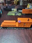 Mth-o -rail King Train Toy Conrail Workmen's Caboose- 60368 Orange (107). Fixed Price $40.00.