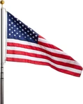 Liberty Telescoping Flag Pole Kit - 130 Mph Wind Made Usa. Fixed Price $483.99.