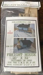 Laser Models Scale Kit #HRM-507 Freight House Based On Milwaukee Road 1900. Fixed Price $59.95.