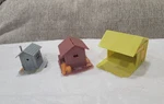 Vtg 3 Shanty Building Kits Life-like Trains "freightline Usa" Ho Scale Santa. Fixed Price $14.93.