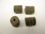 4 Repro Felt Wiper Pads For American Flyer Track Cleaning / Service Car. Fixed Price $12.99.