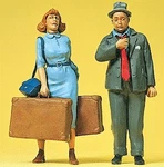 Preiser 45118 Standing Travelers Figures (set Of 2). Fixed Price $46.49.