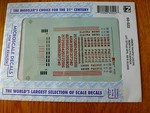 Microscale Decal #60-522 Union Pacific Diesels With "north Little Rock" Squar. Fixed Price $6.25.