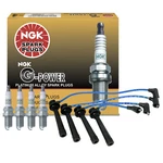 Ngk Wire & 4 G-power Platinum Spark Plugs Kit For Kia Rio Naturally Aspirated. Fixed Price $93.95.