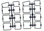 28 Piece Set Of Usa Trains Grab Rail Boxcar, Reefer, Flat Detail Parts R2070. Fixed Price $6.95.