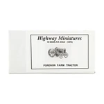 Highway Miniatures Ho (1/87) Terrain & Scenery Fordson Farm Tractor New. Fixed Price $27.95.