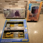 Vintage Ho Layout Accessory Lot Of 3 - Ahm, Plasticville, Att With Boxes. Fixed Price $22.99.