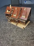 Vollmer Ho # 43693 - Police Station W/ Prison Building Fully Assembled. Fixed Price $59.99.
