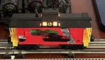Lionel #36594 Gauge Nascar Illuminated Caboose With Flagman - Nm Ex++. Fixed Price $29.99.