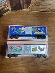 Lionel Gauge 75TH Anniversary Accessories And Founders Boxcars 6-7501/7505. Fixed Price $57.00.