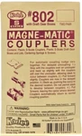 Scale Kadee #802 Black Plastic Knuckle Coupler & Gearbox (2) Pr. Fixed Price $11.49.