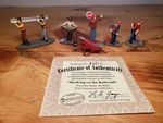 Hawthorne Village "working On The Railroad" Ridin' Rails Accessories Figures. Fixed Price $35.00.