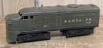 Lionel 221 Santa Fe Alco A-unit Diesel Olive Drab Postwar O27 Intact Apron. Fixed Price $999.99.