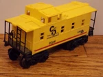 Vintage Train Lionel Caboose And For Progress Yellow Car 9064. Fixed Price $15.00.