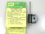Northwest Short Line #1151-6 Nwsl 0.3 Mod 36-1 Non-idler Bb Gearbox Kit 3MM Axle. Fixed Price $43.95.