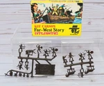 Atlantic Far-west Story 1008, Eroi Del West, Kit Carson, 1/72 Ho Scale. Fixed Price $29.95.