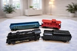 Lionel Train Set 246 Engine W/ Coal Tender, Nyc Gondola 6162 & Caboose 6057. Fixed Price $72.50.