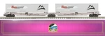 Mth Premier 20-95067 Coors Light 2-CAR Spine Set W/containers O-gauge Nos. Fixed Price $119.99.